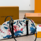 White Daily Letters Zipper Bags