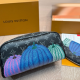 Black Daily Letters Zipper Bags