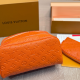 Orange Daily Letters Zipper Bags