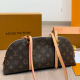 Brown Daily Letters Zipper Bags