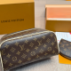 Brown Daily Letters Zipper Bags