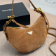 Light Brown Daily Letters Zipper Bags