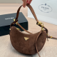 Brown Daily Letters Zipper Bags