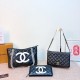 Black Daily Letters Patchwork Bags