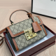 Brown Daily Letters Contrast Bags
