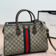 Brown Daily Print Contrast Bags