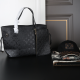 Black Daily Letters Patchwork Bags