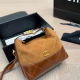 Yellow Brown Daily Letters Patchwork Bags