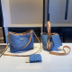 Blue Daily Letters Contrast Bags
