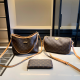 Brown Daily Letters Contrast Bags