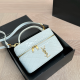 White Daily Letters Zipper Bags