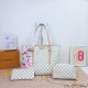 White Daily Plaid Contrast Bags