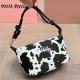 Black And White Daily Letters Patchwork Bags