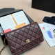 Burgundy Daily Letters Patchwork Bags