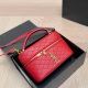 Red Daily Letters Zipper Bags
