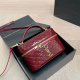 Burgundy Daily Letters Zipper Bags