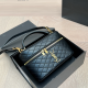 Black Daily Letters Zipper Bags
