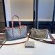 Brown Daily Letters Contrast Bags