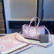 Pink Daily Letters Contrast Bags