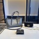 Black Daily Letters Patchwork Bags