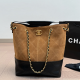 Brown Daily Letters Patchwork Bags
