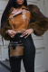 Camel Casual Solid Color Zipper Turndown Collar Outerwear