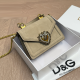 Khaki Daily Heart Shaped Patchwork Bags