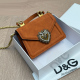 Brown Daily Heart Shaped Patchwork Bags