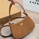 Yellow Brown Daily Letters Zipper Bags