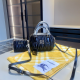 Black Yellow Daily Letters Contrast Bags