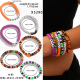 Multicolor Street Letters Contrast Bracelets