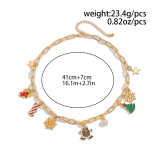 Gold Daily Christmas Tree Chains Necklaces