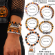 Yellow Street Letters Contrast Bracelets