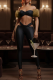Black Sexy Solid Color Hollow Out Strapless Two Pieces