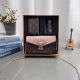 Pink Brown Daily Letters Contrast Bags