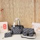 Black Daily Letters Patchwork Bags