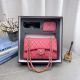 Pink Daily Letters Patchwork Bags