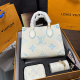 Blue Daily Letters Contrast Bags
