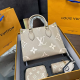 Khaki Daily Letters Contrast Bags