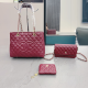 Red Daily Letters Patchwork Bags