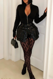 Black Sexy Letters See-Through Bottoms