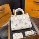 Dark Purple Daily Letters Contrast Bags