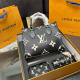 Black Daily Letters Contrast Bags