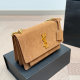 Yellow Daily Letters Chains Bags