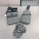 Black And White Daily Letters Contrast Bags
