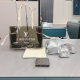 Green Silver Daily Letters Contrast Bags