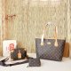 Brown Daily Letters Contrast Bags