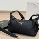 Black Daily Letters Zipper Bags