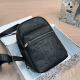 Black Daily Letters Zipper Bags