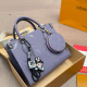 Purple Daily Letters Contrast Bags